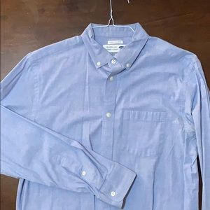 Men’s Old Navy Blue Classic Oxford Dress Shirt